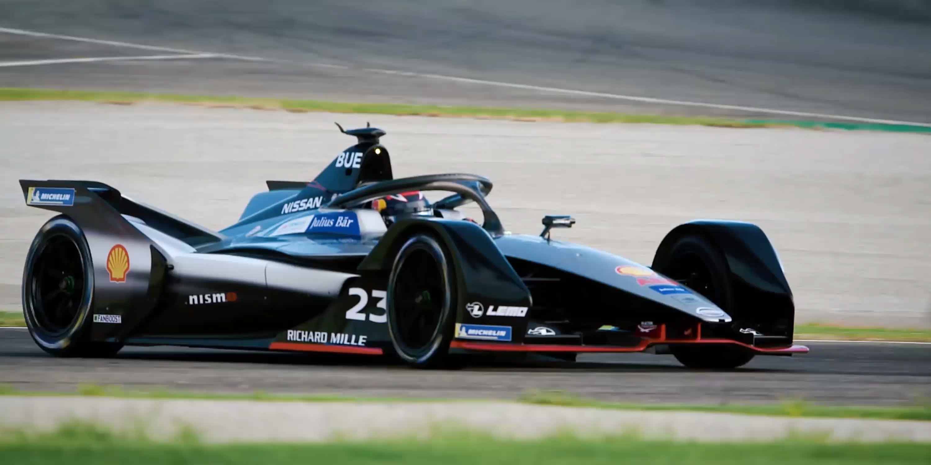 Nissan Formula E otomobili pistte